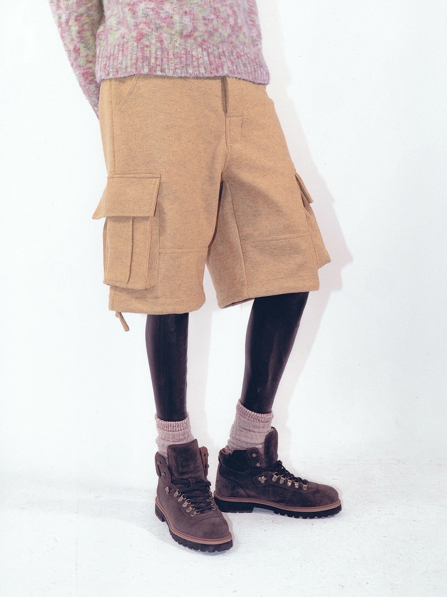 Wool Cargo Shorts