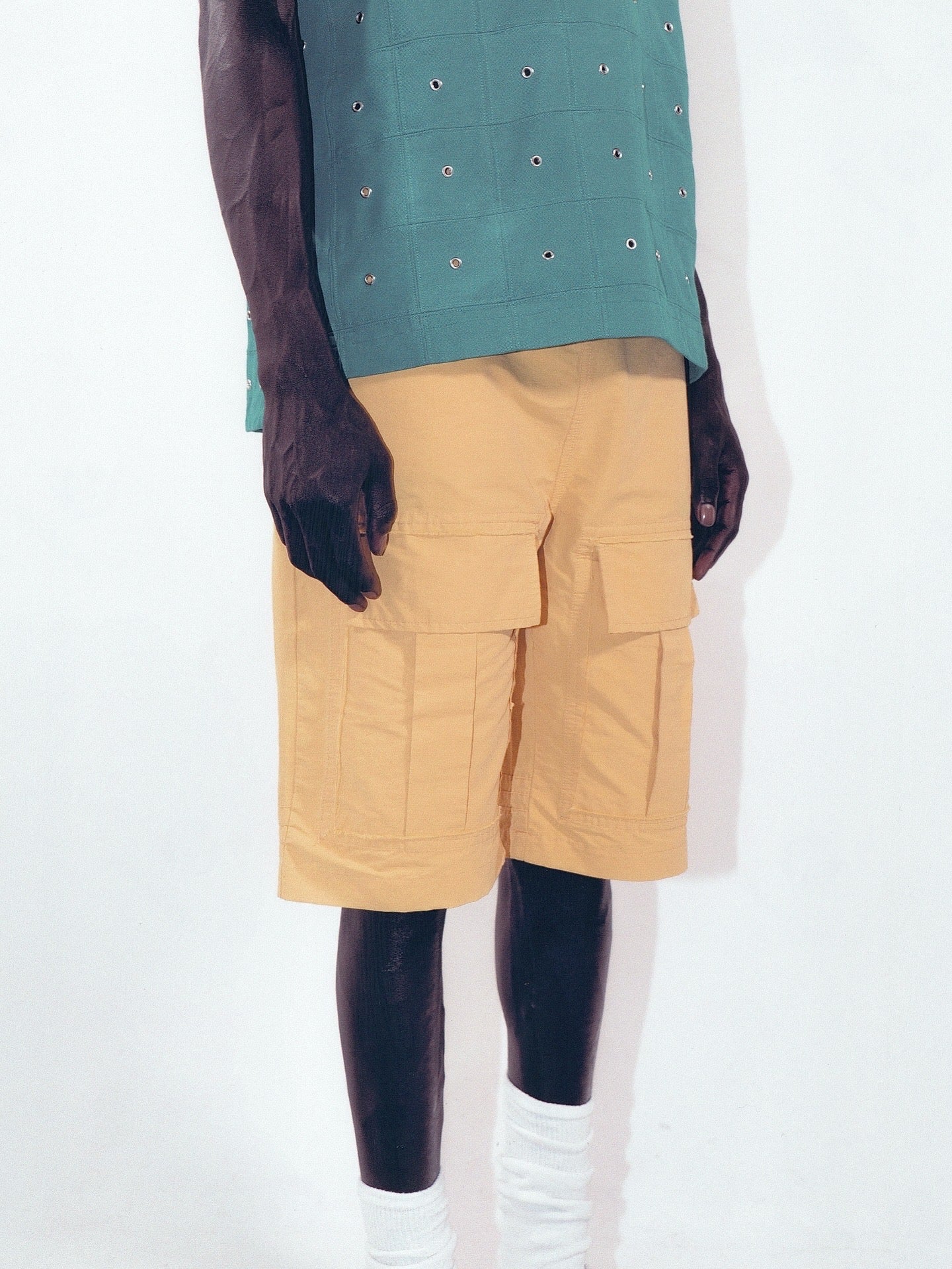 Cut Out Cargo Shorts