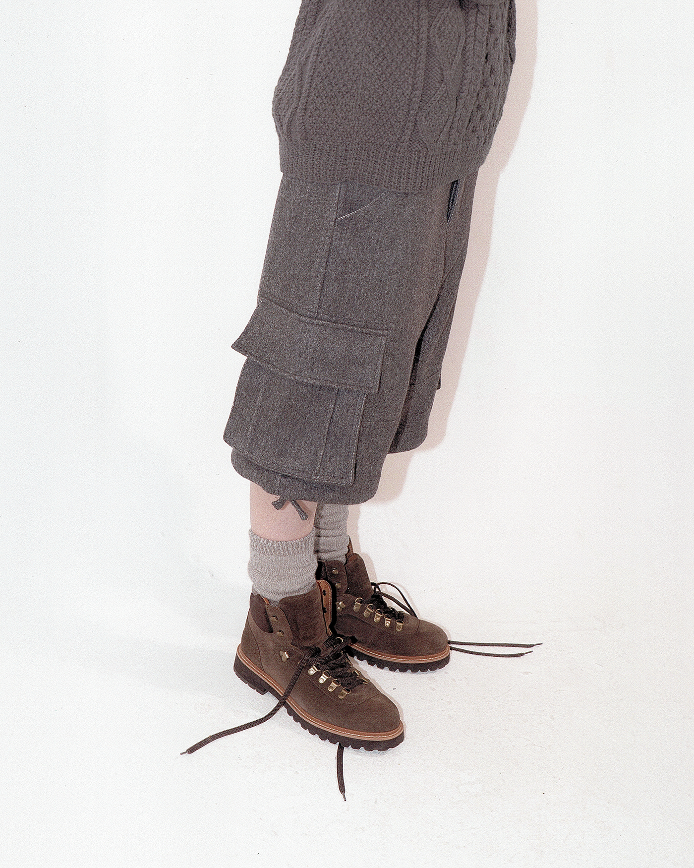 Wool Cargo Shorts