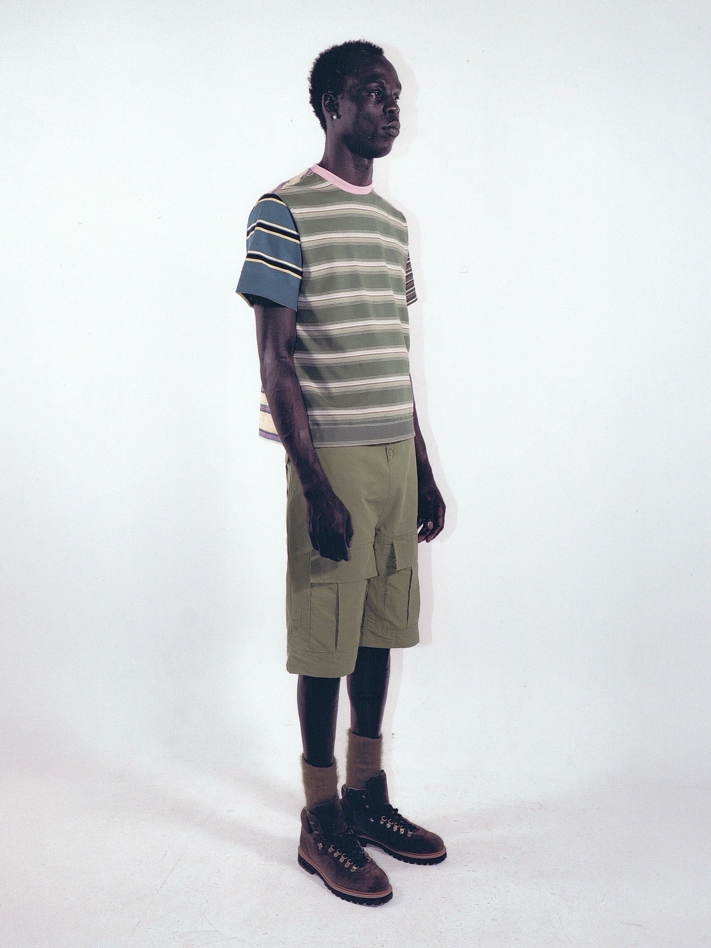 Cut Out Cargo Shorts