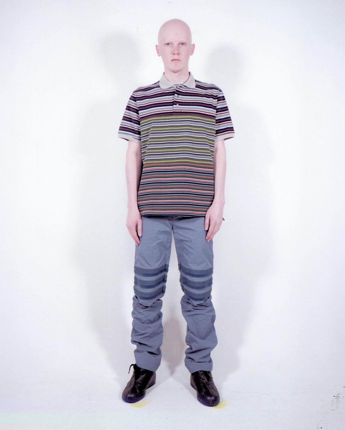Stripe Colorblock Polo