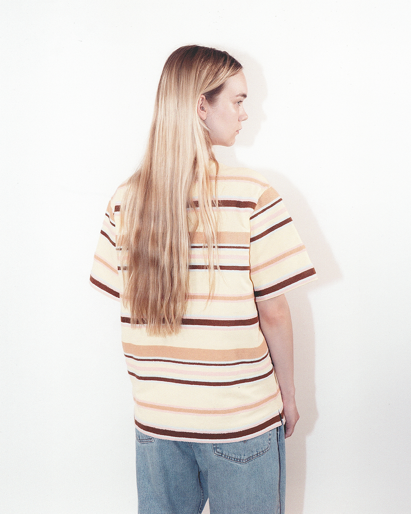 Stripe Chain Stitch T-Shirt