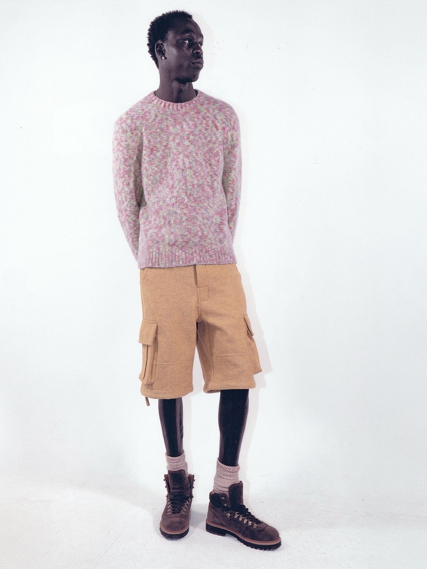 Wool Cargo Shorts