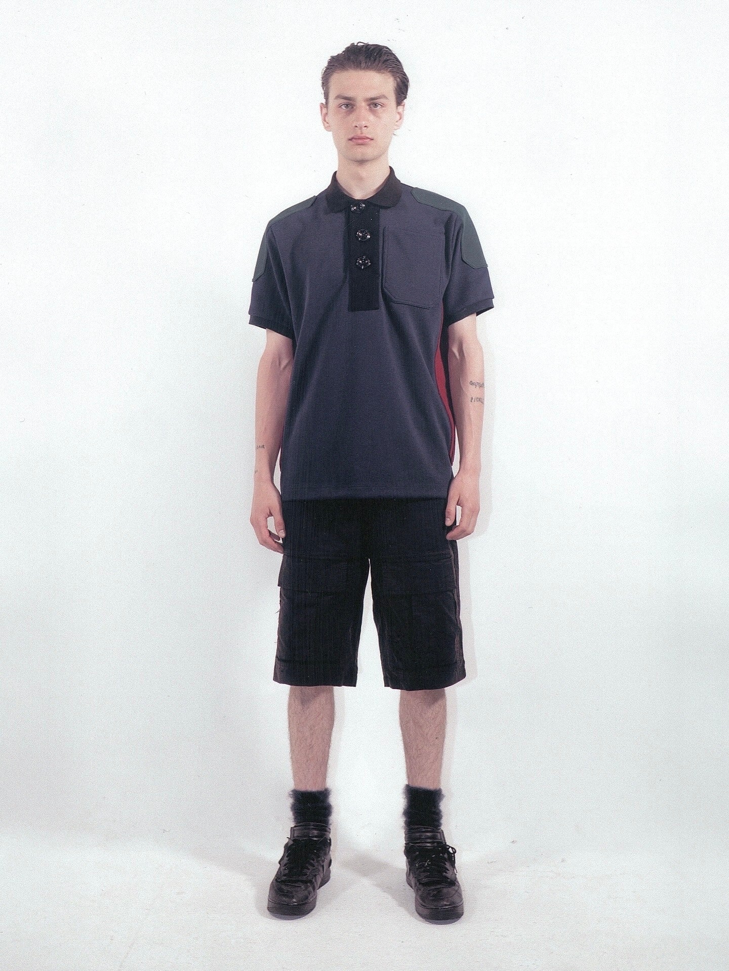Cut Out Cargo Shorts