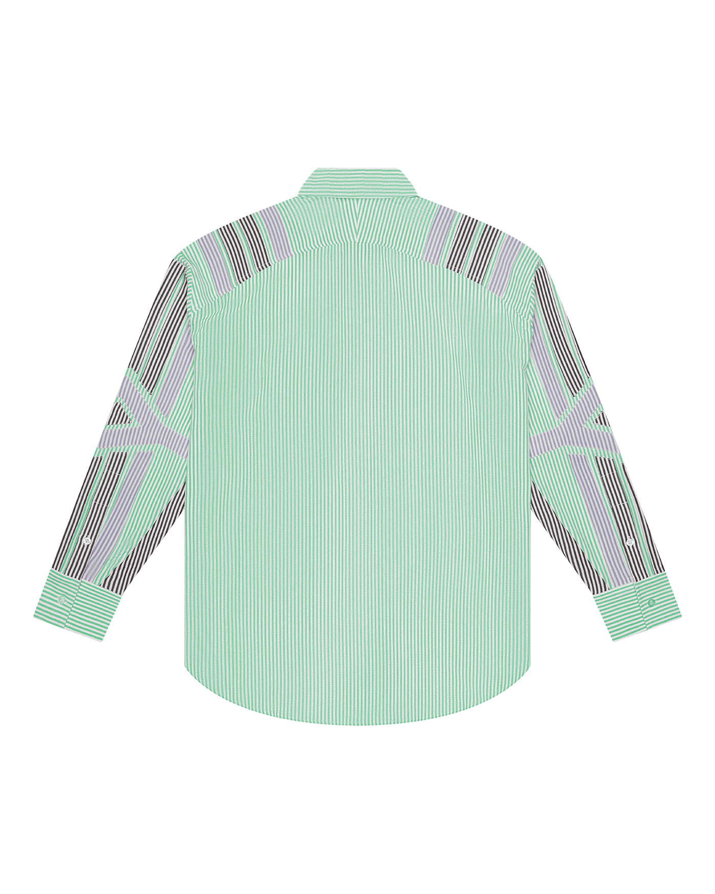 Seersucker Pinstripe Skiing Shirt