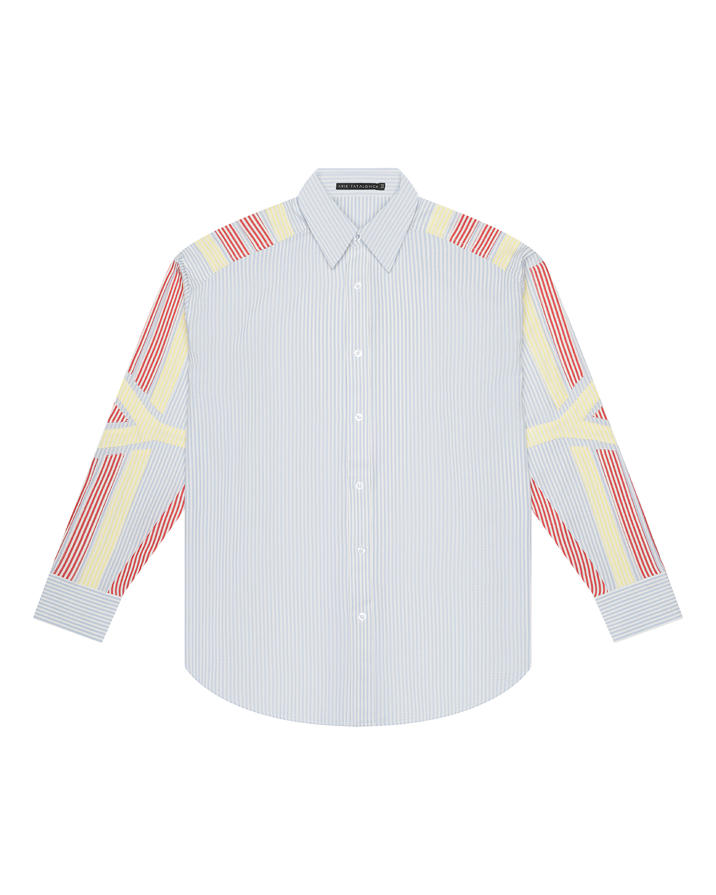 Seersucker Pinstripe Skiing Shirt