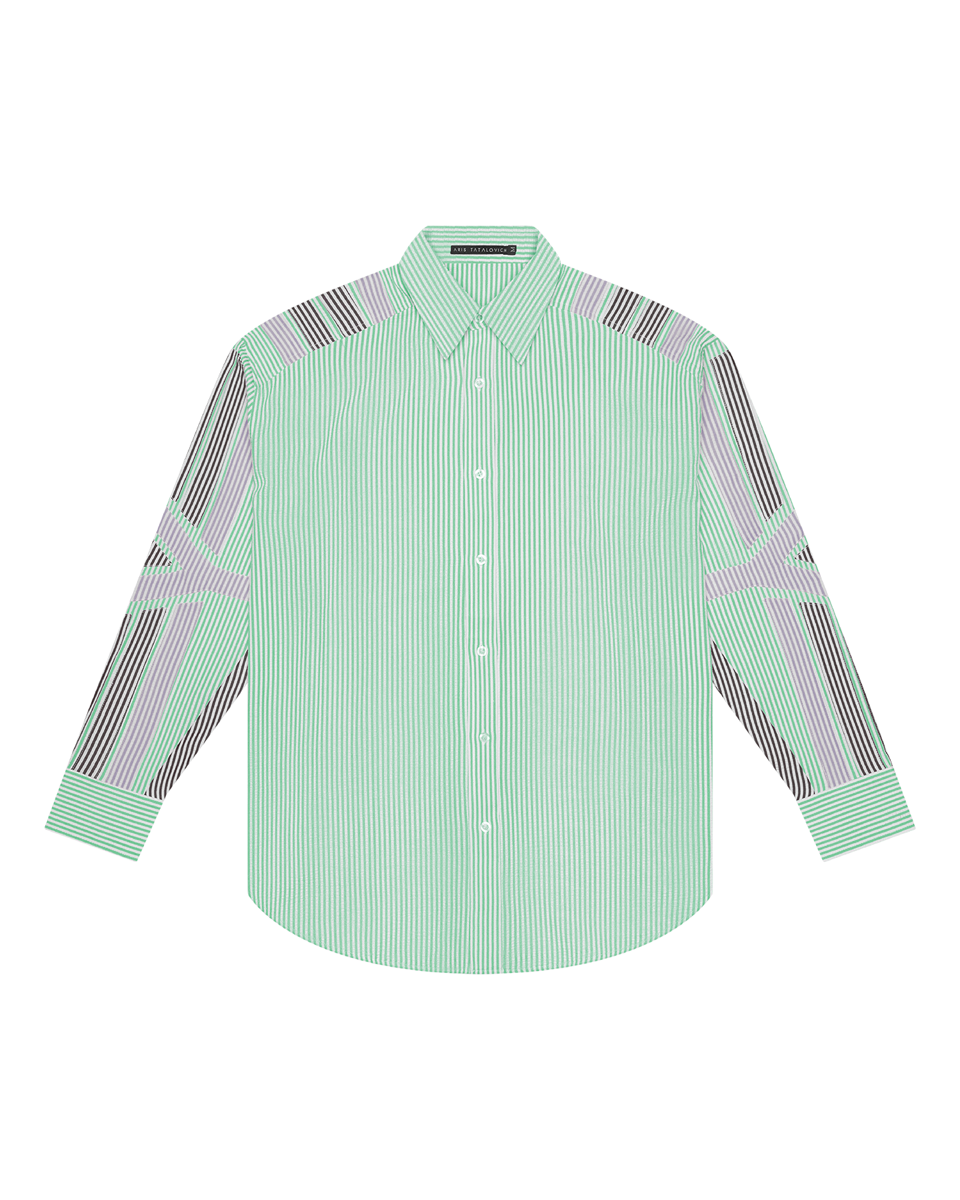 Seersucker Pinstripe Skiing Shirt