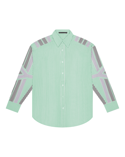 Seersucker Pinstripe Skiing Shirt