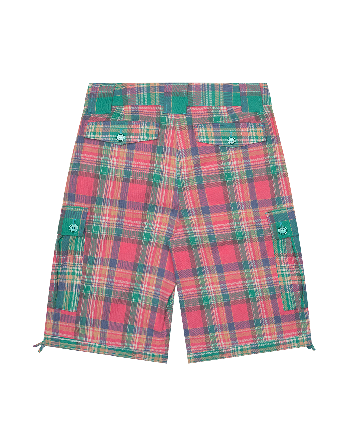 Plaid Cargo Shorts