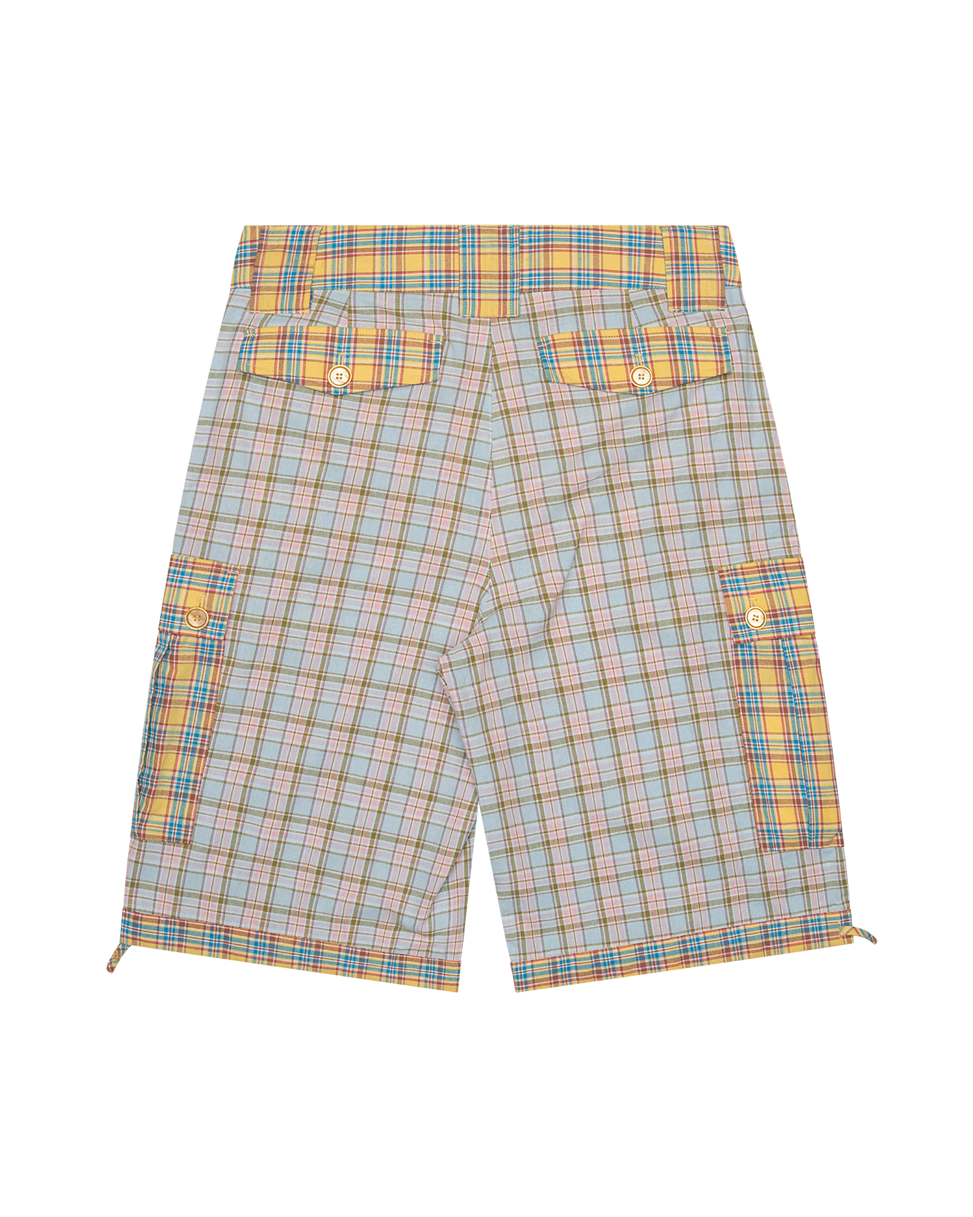 Plaid Cargo Shorts