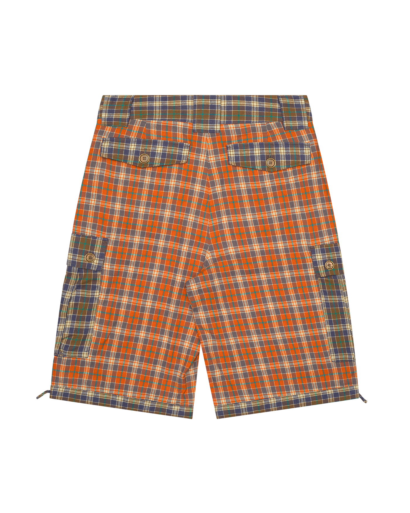 Plaid Cargo Shorts