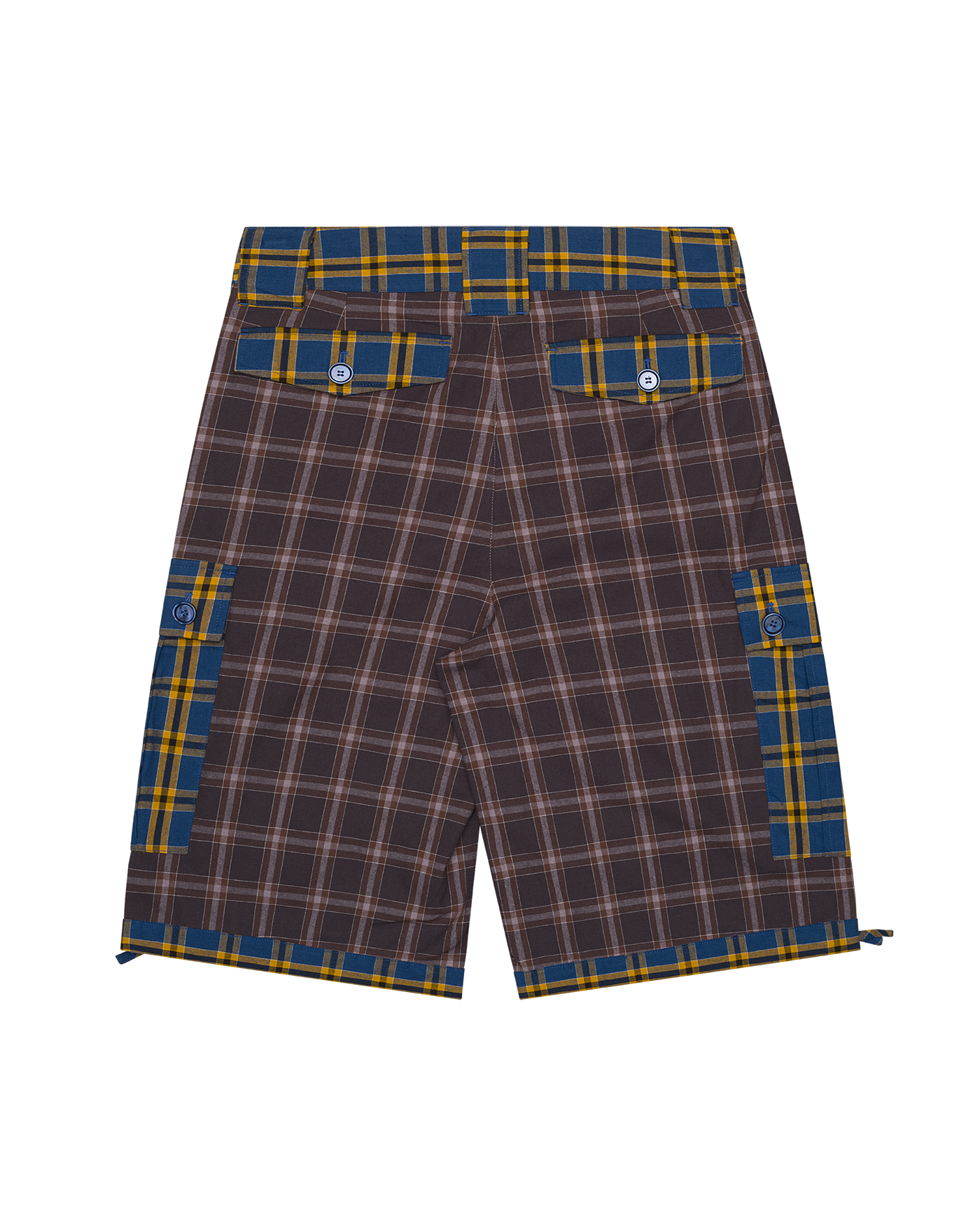 Plaid Cargo Shorts