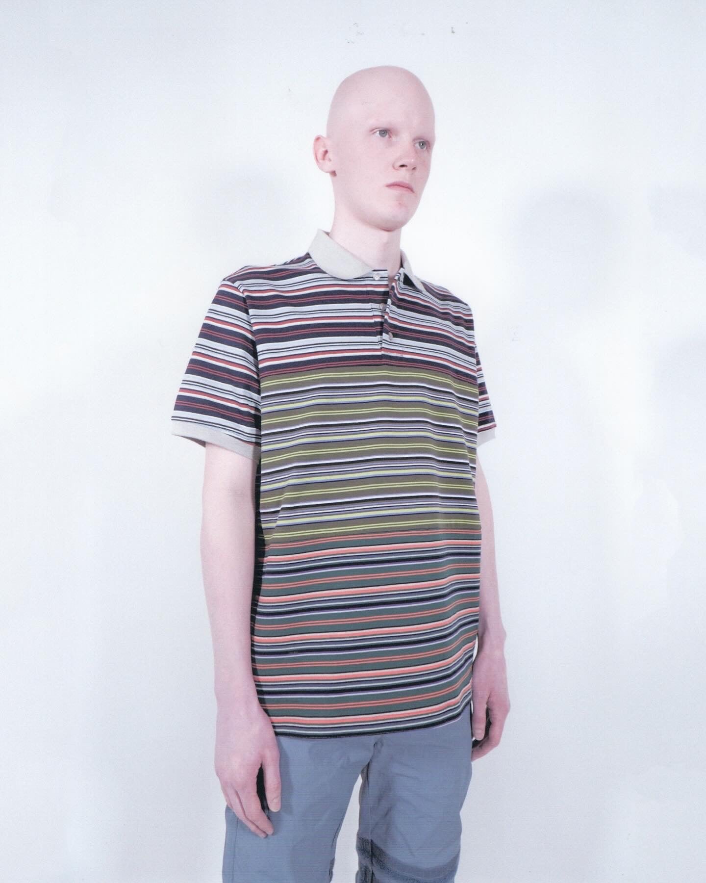 Stripe Colorblock Polo