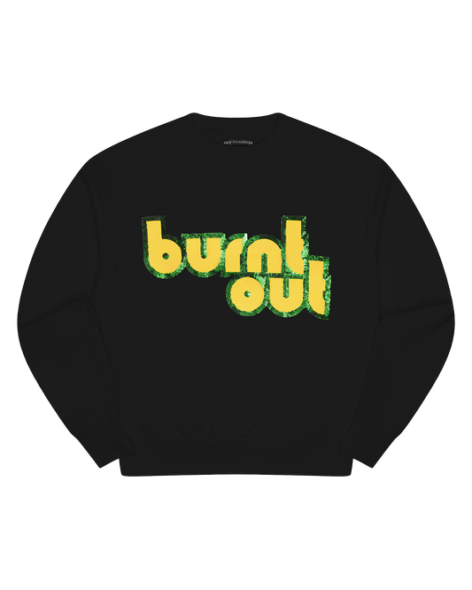 Burnt Out Sequin Crewneck