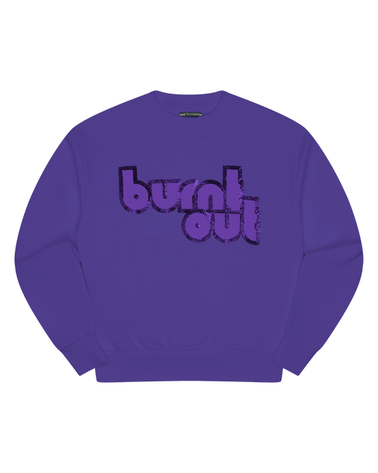 Burnt Out Sequin Crewneck