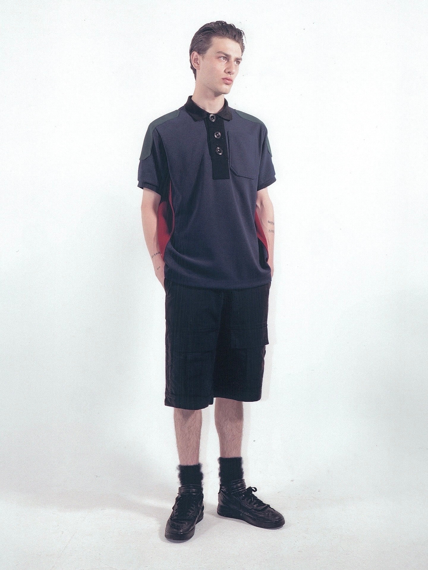 Cut Out Cargo Shorts