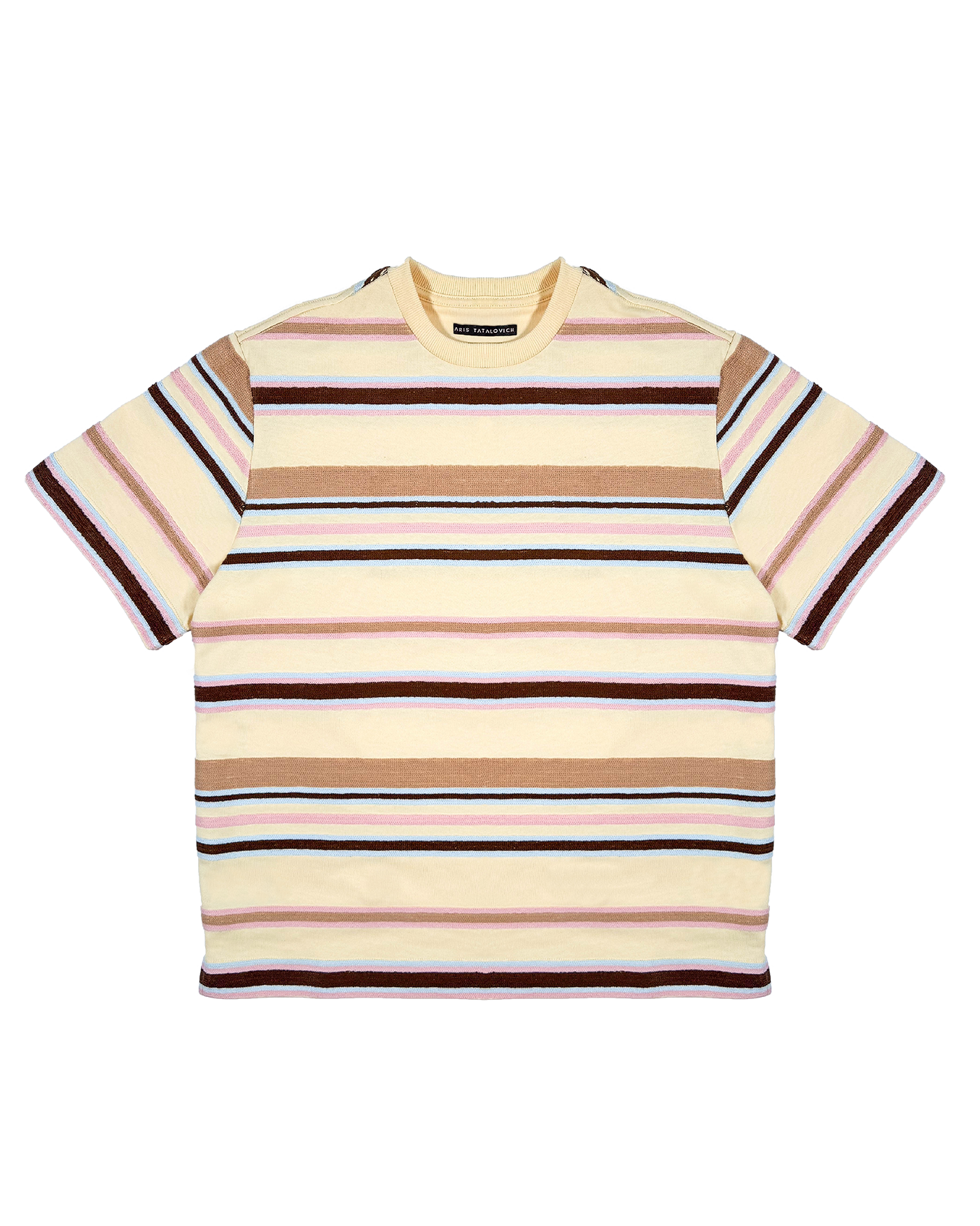 Stripe Chain Stitch T-Shirt