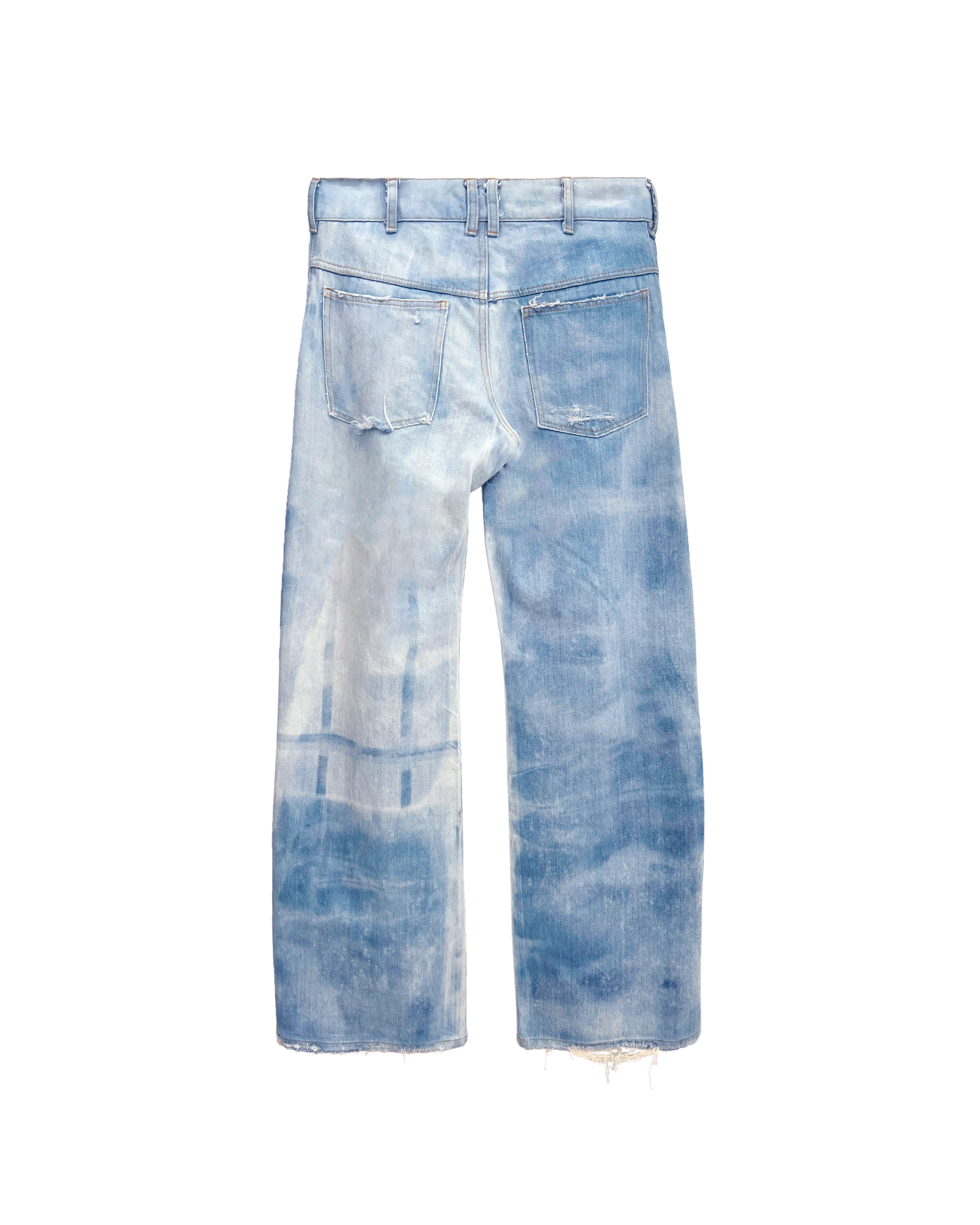 Distressed Washed Jeans