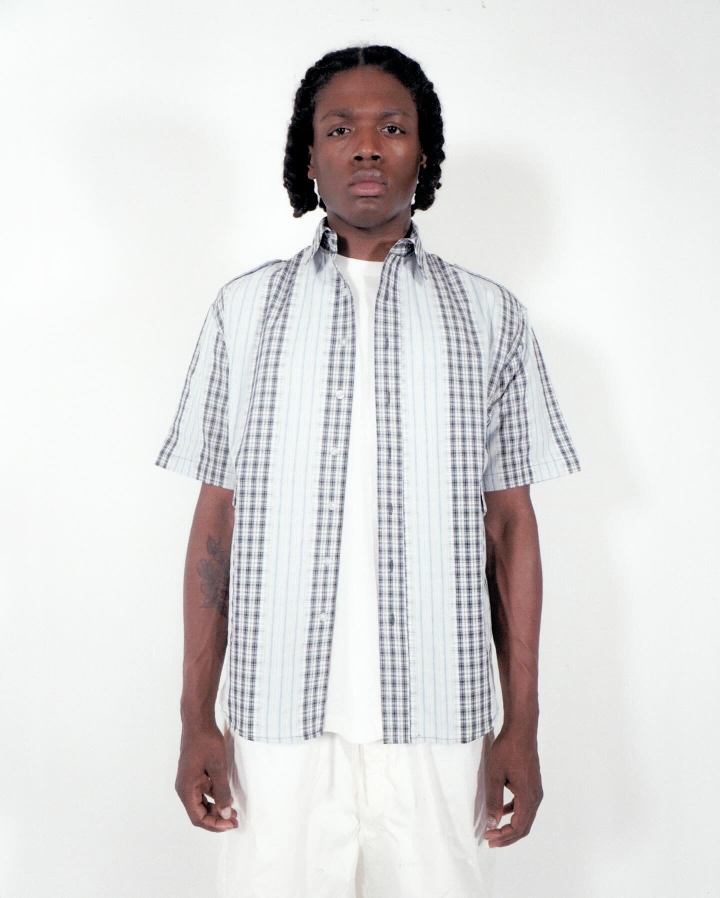 Stripe Plaid Shirt