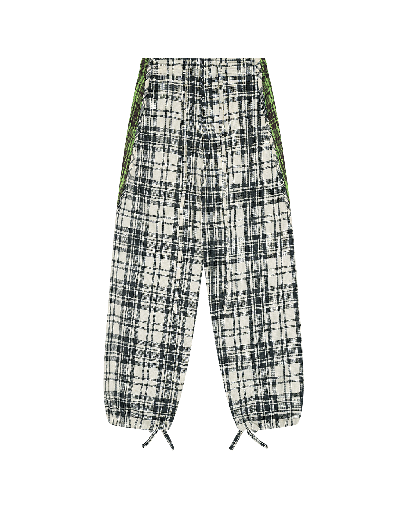 Plaid Piping Lounge Pants