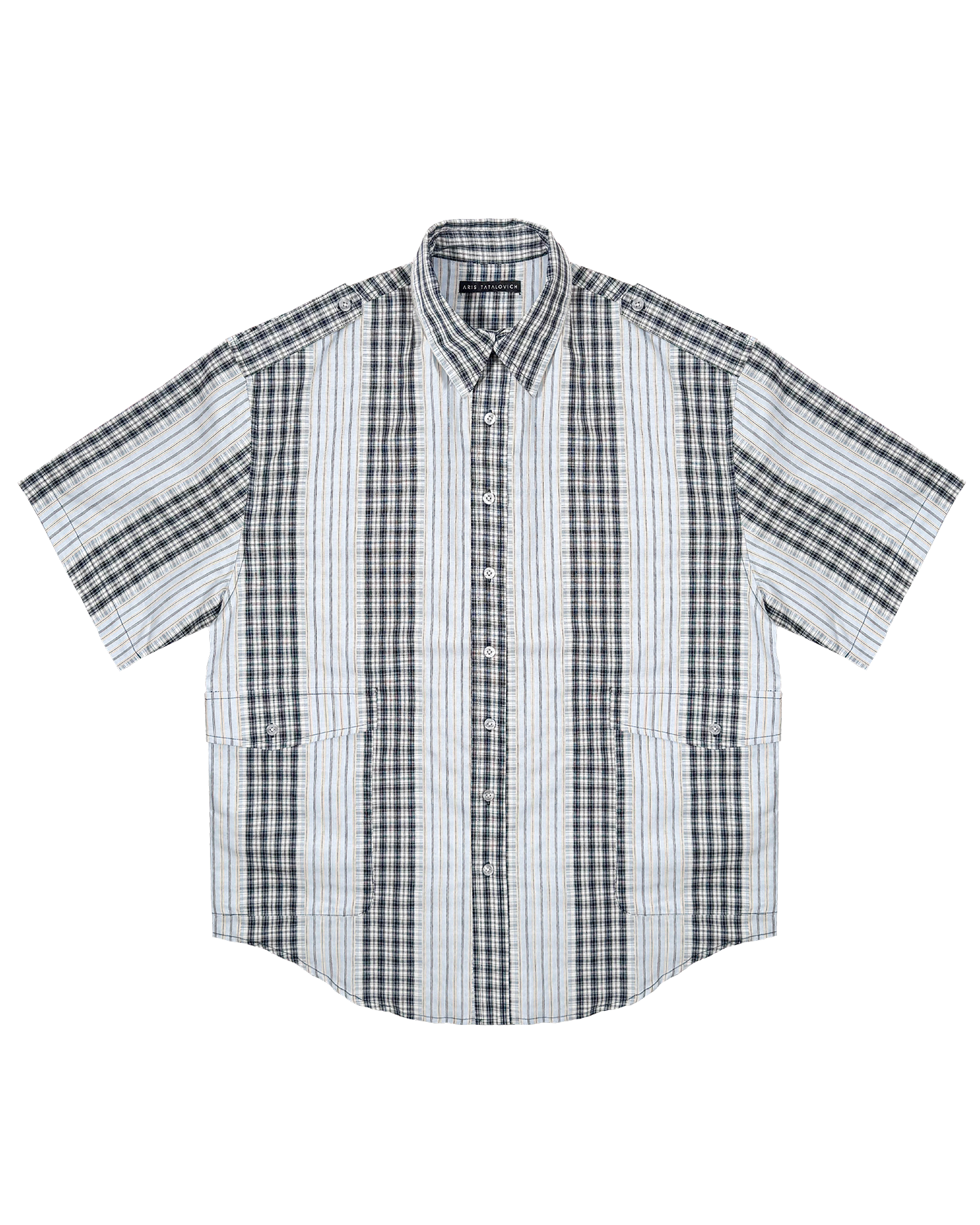 Stripe Plaid Shirt