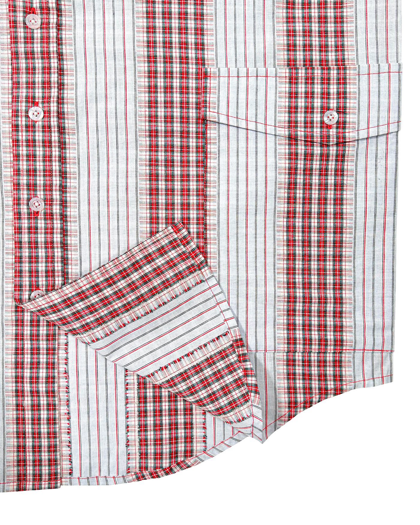 Stripe Plaid Shirt