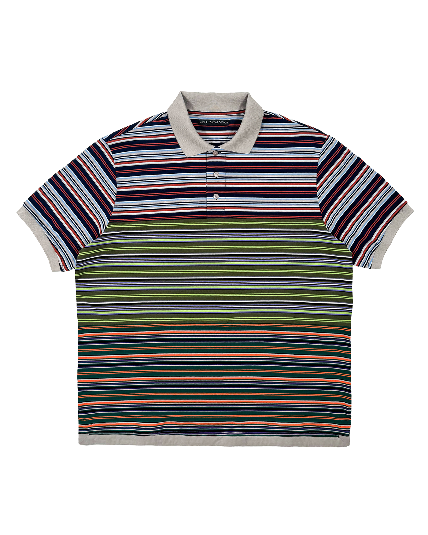Stripe Colorblock Polo