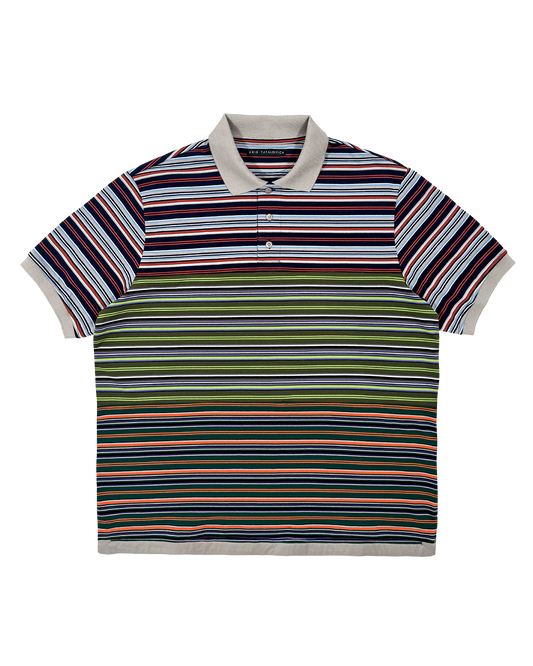 Stripe Colorblock Polo