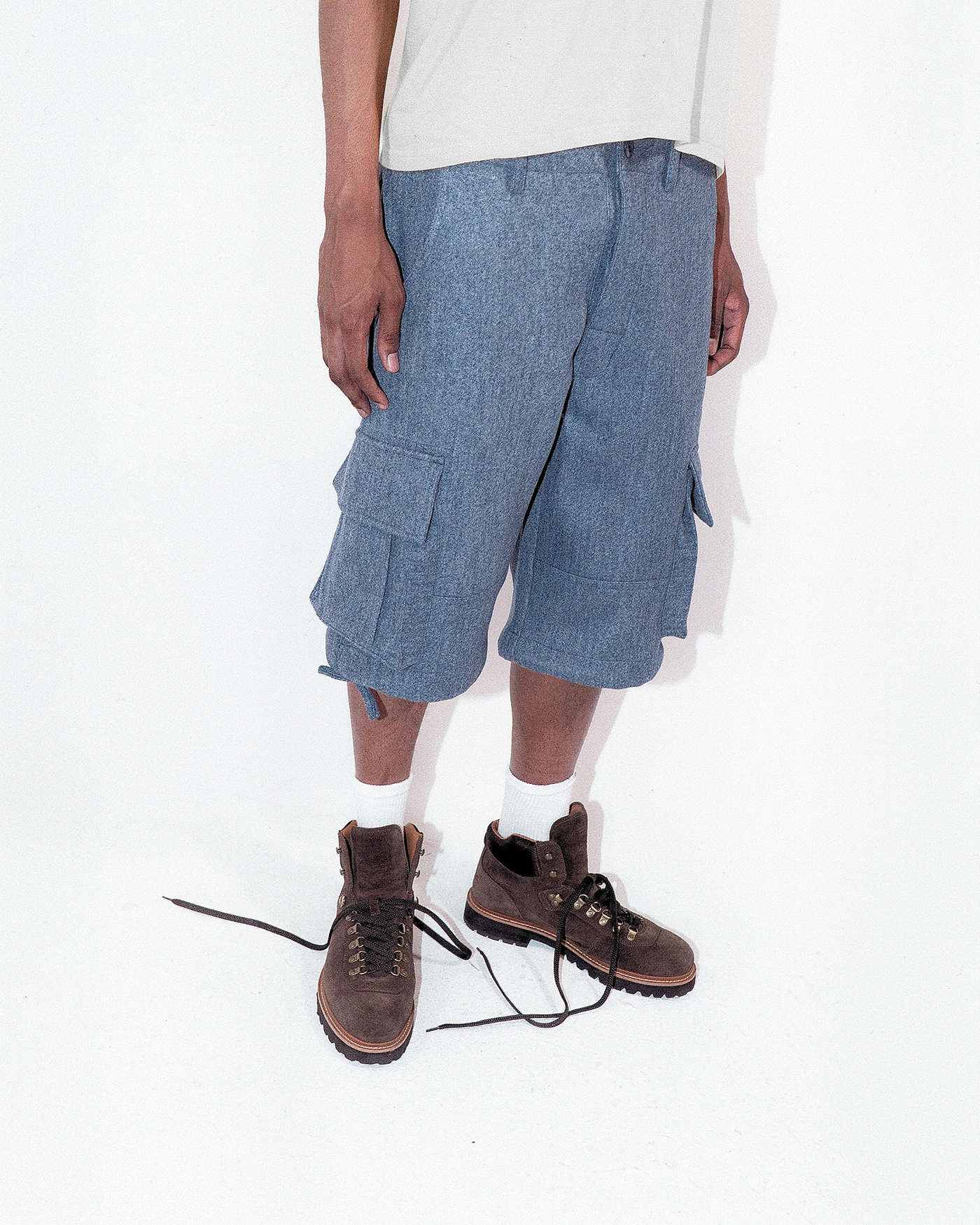 Wool Cargo Shorts