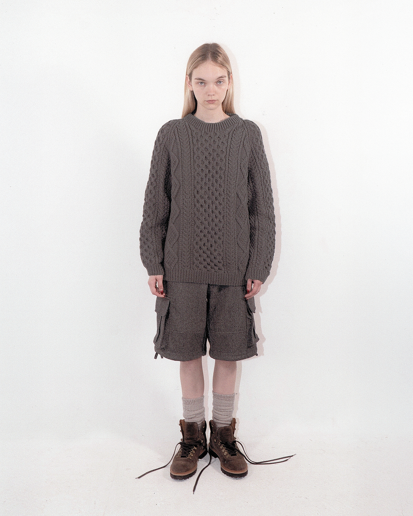 Wool Cargo Shorts
