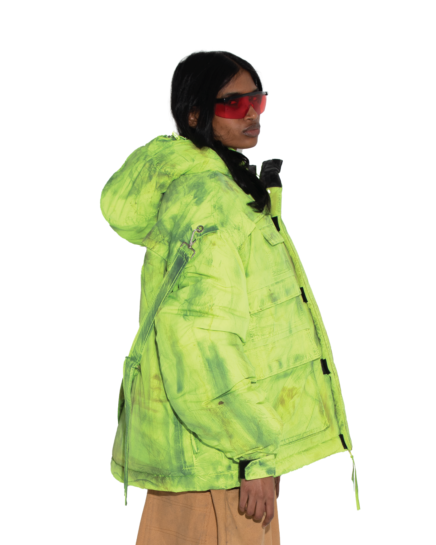 Oversized Stained Work Jacket