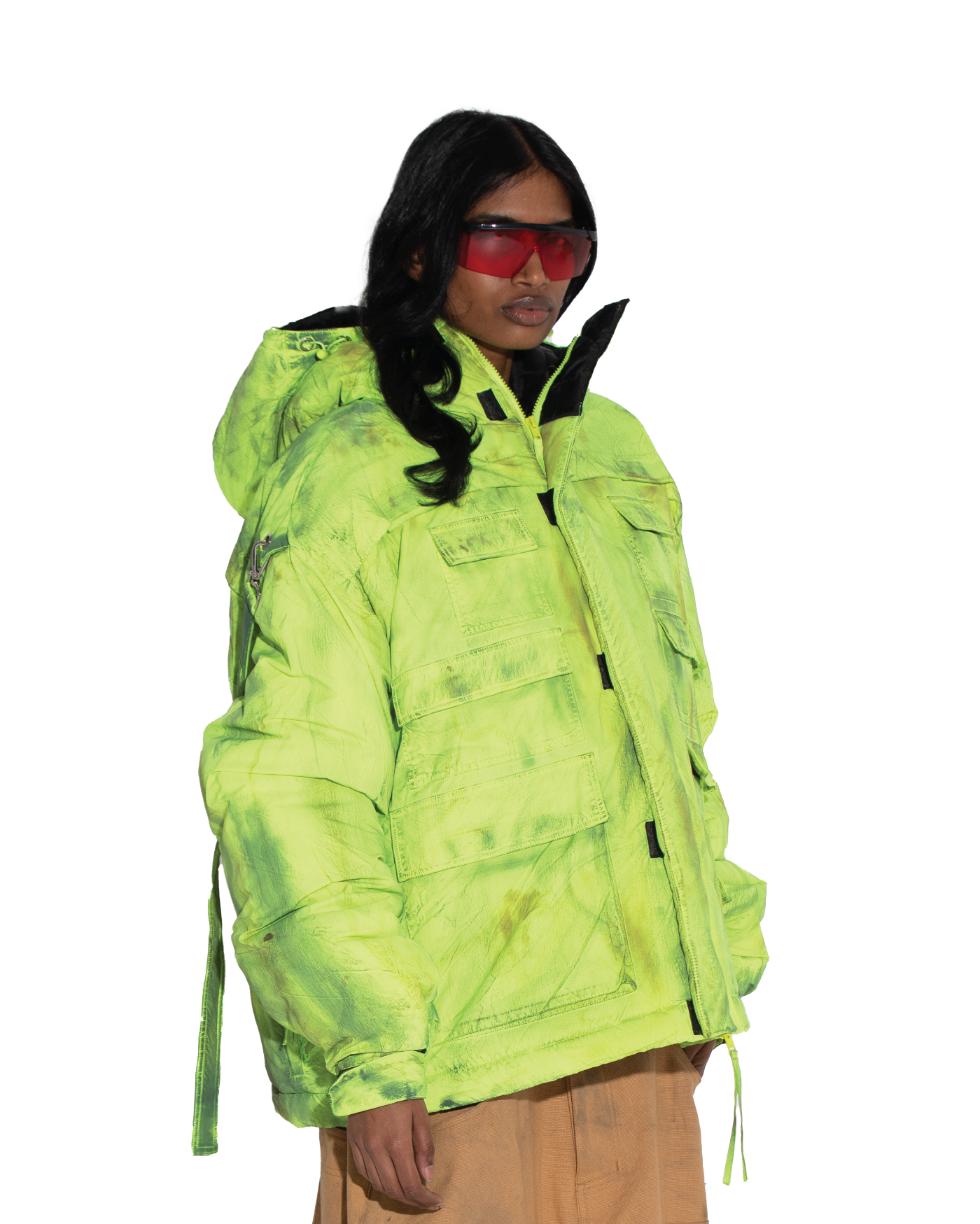 Oversized Stained Work Jacket