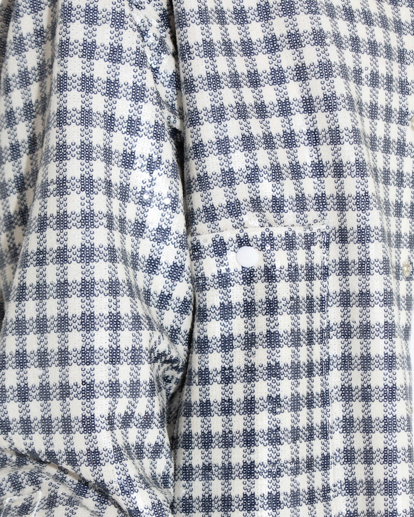 Sequin Plaid Shirt